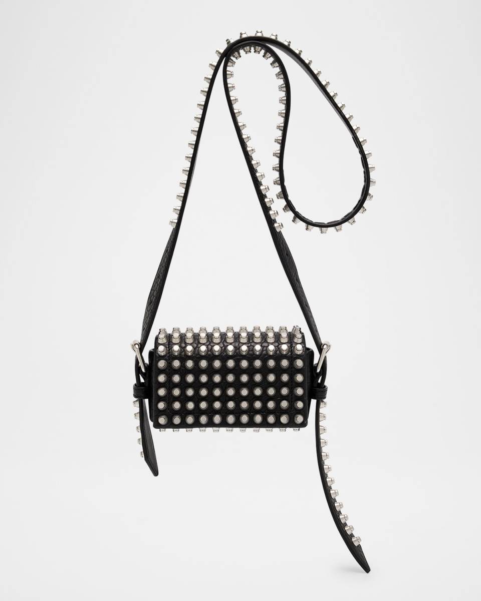 Ricco Mini Flap Leather Crossbody Bag